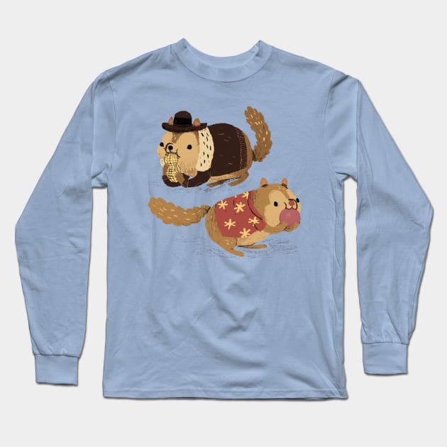 the rescue chipmunks Long Sleeve T-Shirt by Louisros